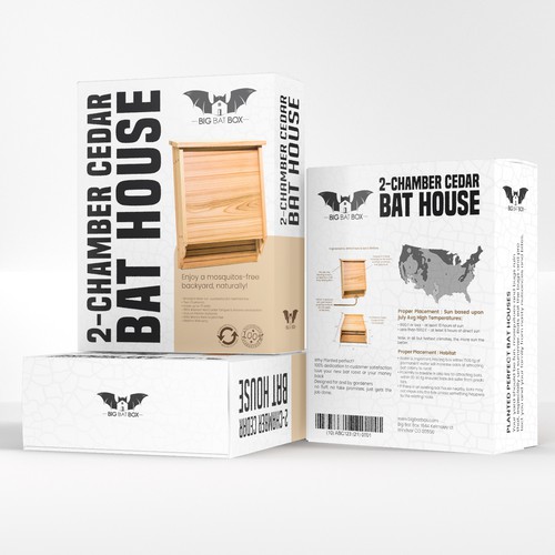 Have fun Designing packaging for a Bat House