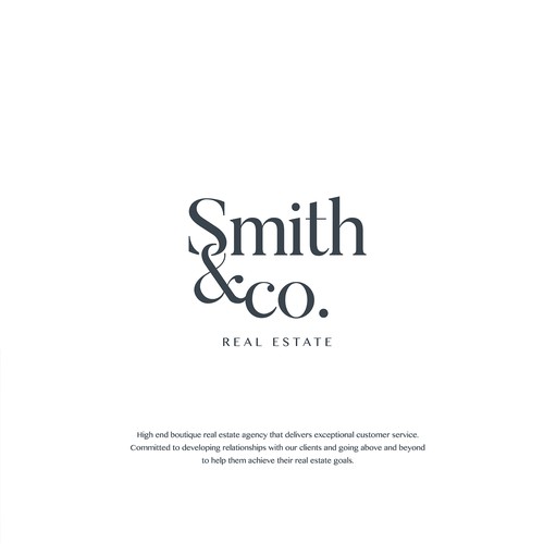 Logo Design for Real estate company Smith&CO
