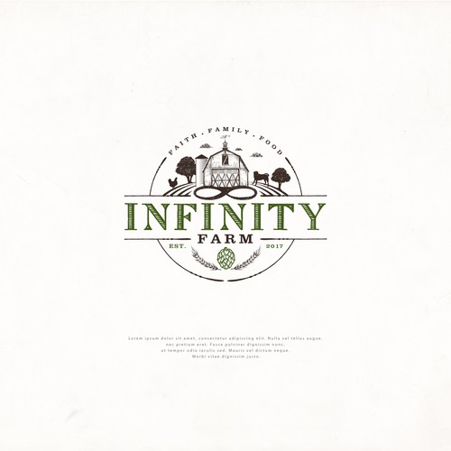 Logo Design for Infinity Farm