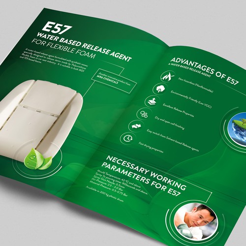 Product brochure for technology company