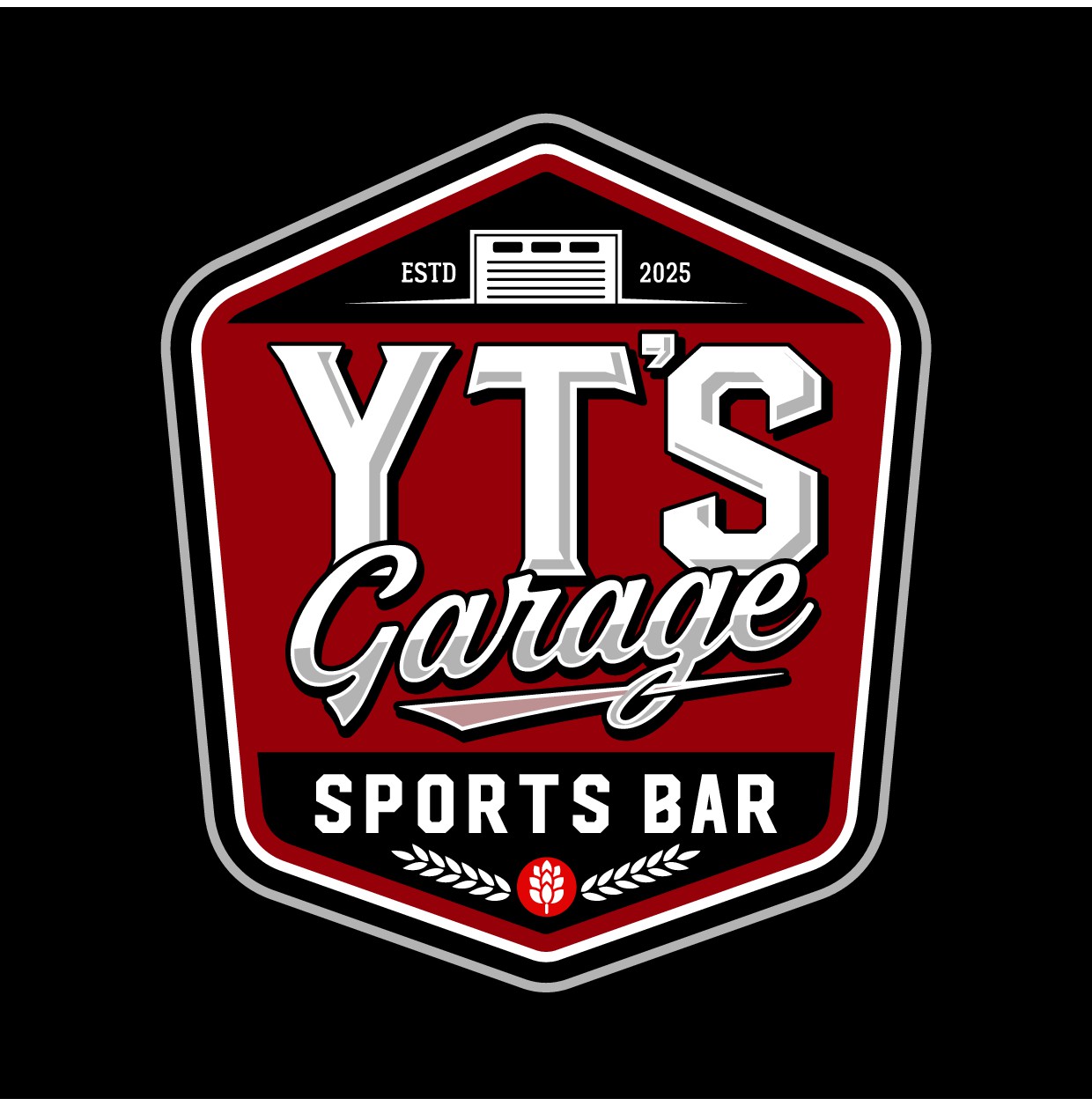 Fun Vintage sign for a sports bar with a garage theme