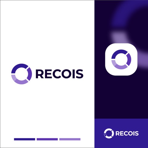 Pie chart inspired Logo Design