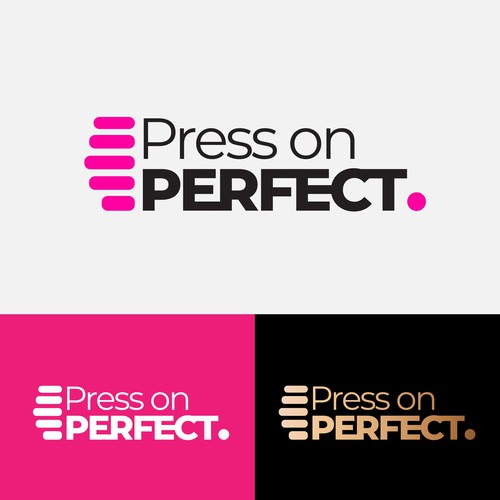 Logo for press on nail brand