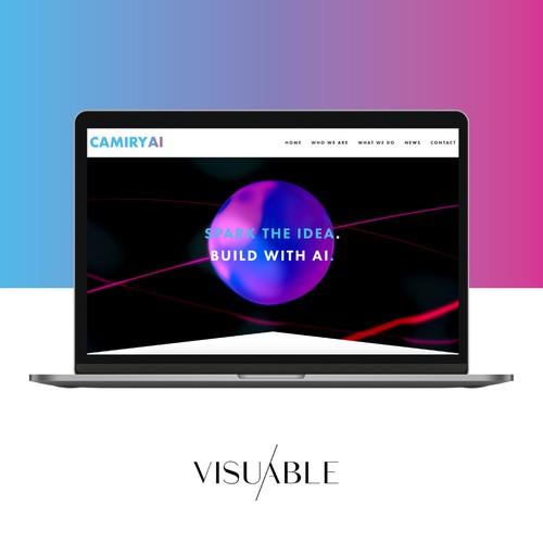 Squarespace Website and Identity for an AI Consulting Company