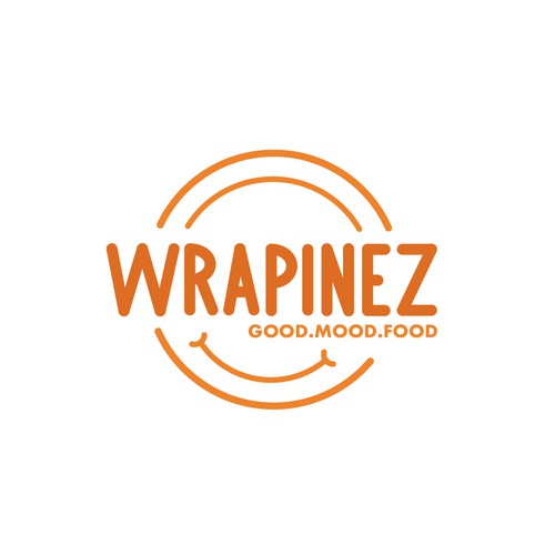 Concept logo for Wrapinez. 