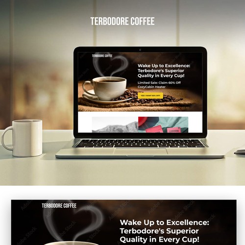 Landing page design