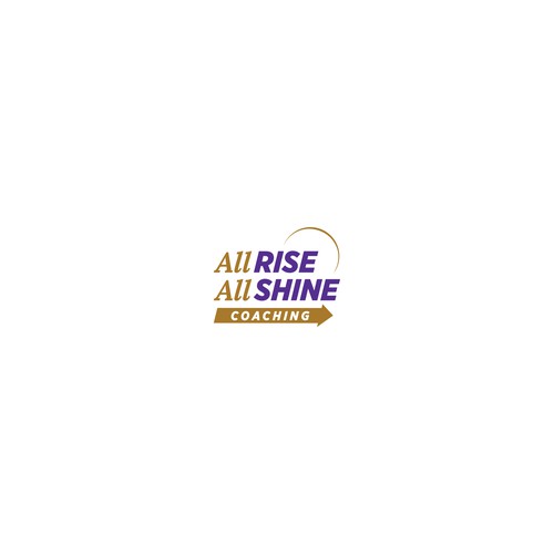 Logo design for All Rise All Shine Coaching