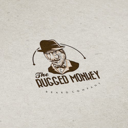 Logo for the Rugged Monkey Beard Company