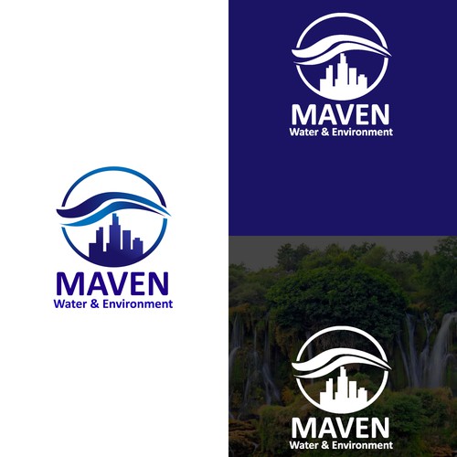 MINIMAL LOGO DESIGN FOR MAVEN WATER