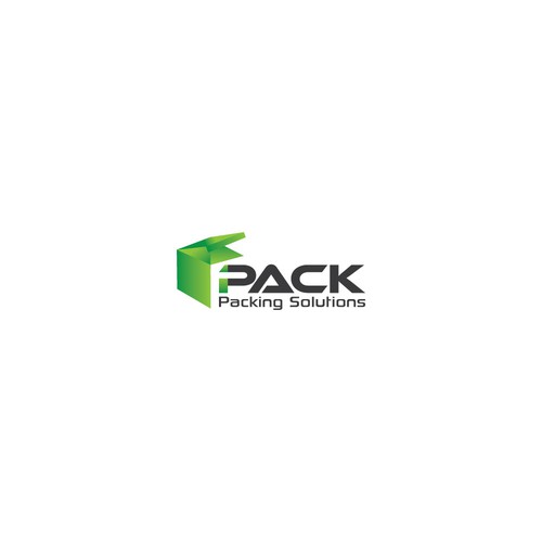i Pack, Packing Solutions. A "word" Logo that sells Box's