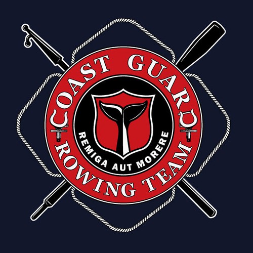 Logo for US coast guard rowing team