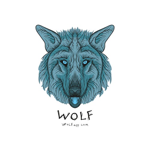 Wolf t-shirt design