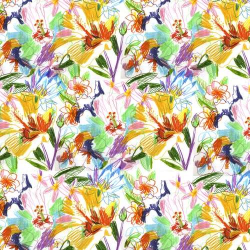 Swimwear Tropical Print Pattern