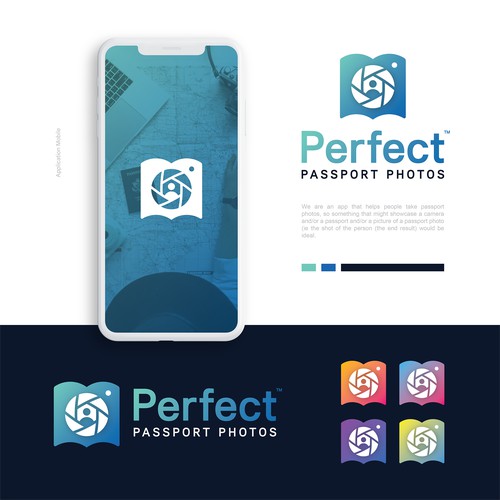 Perfect Passport Photos App Icon Logo
