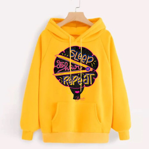 Hoodie - Lettering illustration