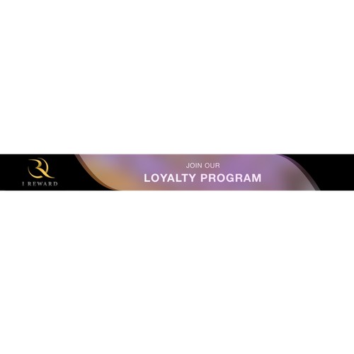 Ad banner for loyalty program