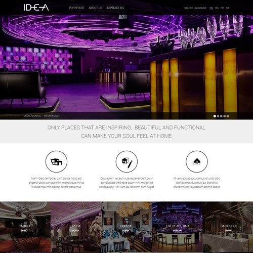 IDEA Website Design