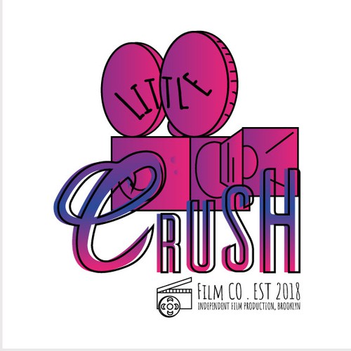 Conception de logo pour little Crush film