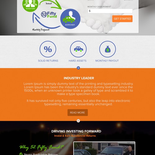 52Fifty wants !!YOU!! to create our next landing page! Quick Feedback!