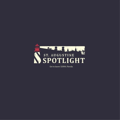 St. Augustine Spotlight  - cool lighthouse logo!