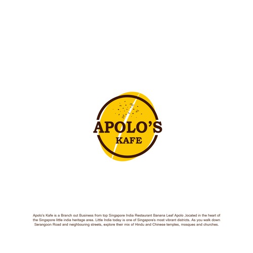 Apolo's kafe logo concept
