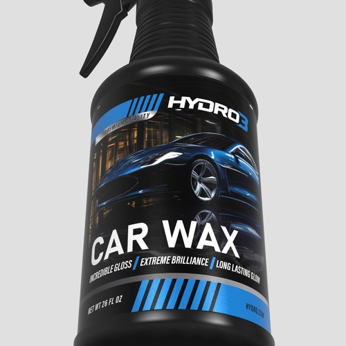 HYDRO3 LABEL DESIGN & 3D RENDERING