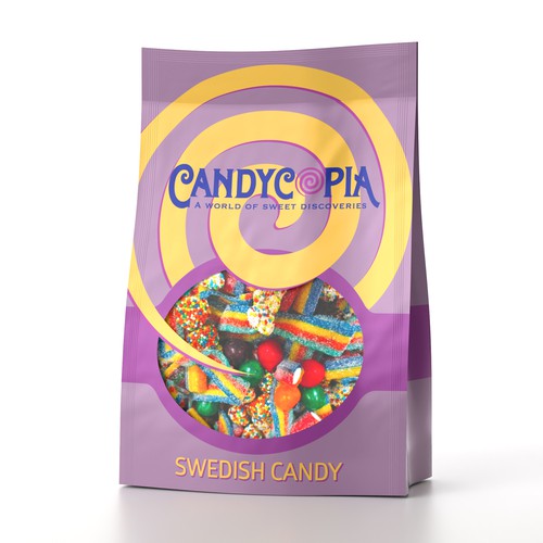 Candy package concept.
