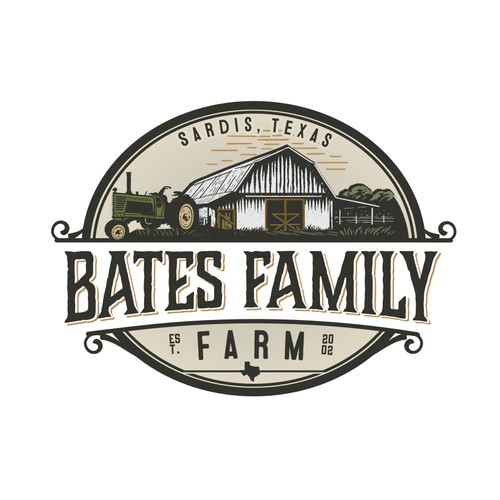  Logo for a Humble Family Farm that will work as patches on hats