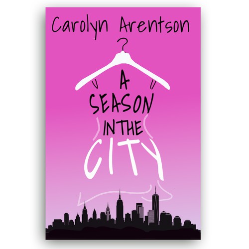 Design a fashion-meets-fun book cover for new adult women