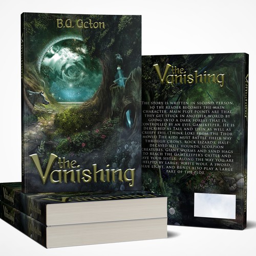 Book Cover design for "The Vanishing"