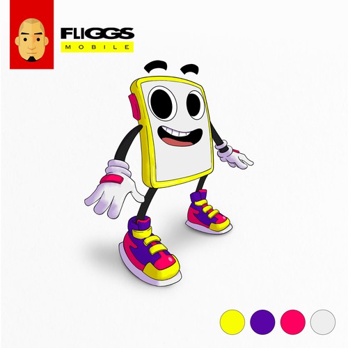 Mascott design for Fliggs Mobile
