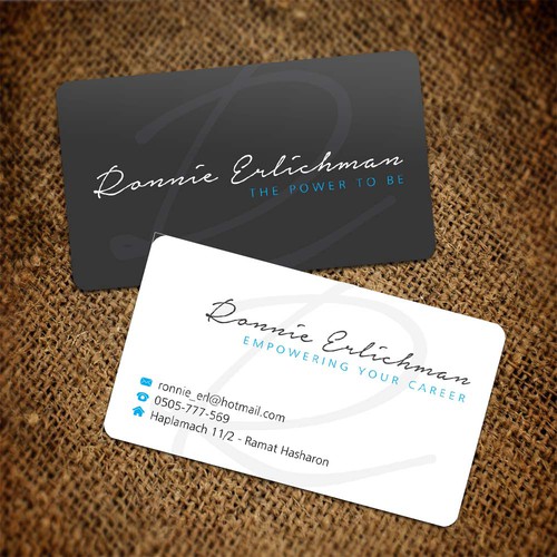 create a winning business card for consultant