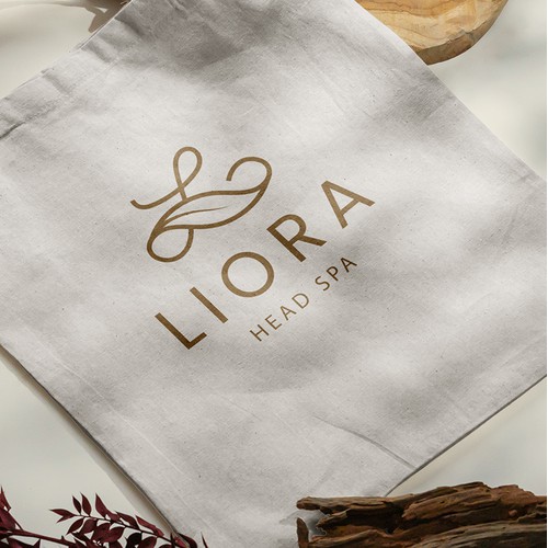 An elegant monogram design for a luxury spa brand