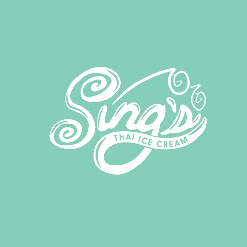 Logo for Thai styled ice cream company