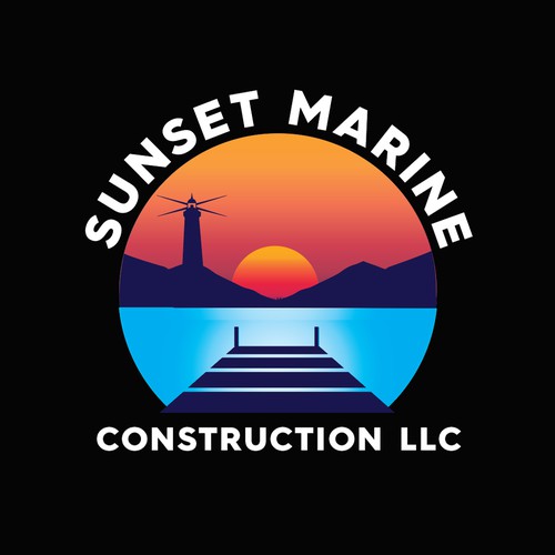 Bold Logo for Marine Construction 