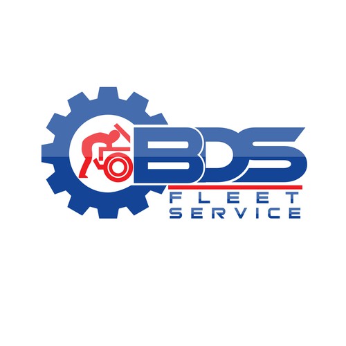 Logo design for a fleet servicing team