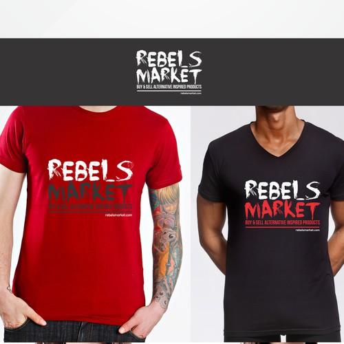 Design Custom/Freehand T-shirts for RebelsMarket Branding Campaign