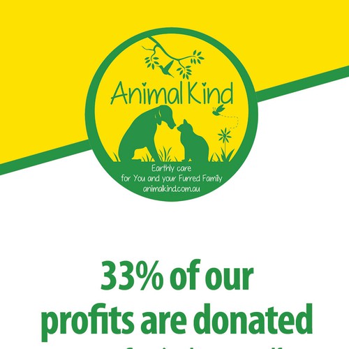 Passionate about animals and the planet? Design captivating pull-up banner artwork for Animal Kind.