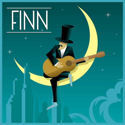 Create an album cover for Finn's new album - "Art&Espionage" (Preview @ www.artandespionage.com)