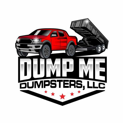 Dump truck logo design