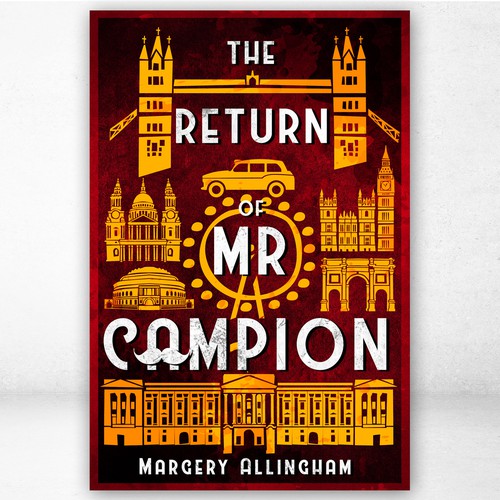 The Return of Mr Campion - Fun Retro Crime Cover