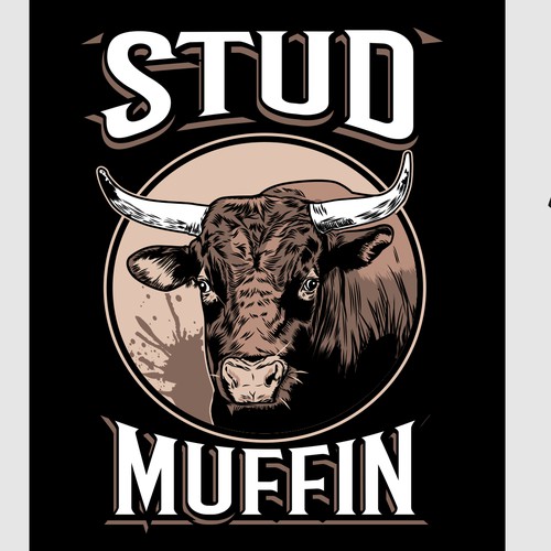Stud Muffin Tshirt design