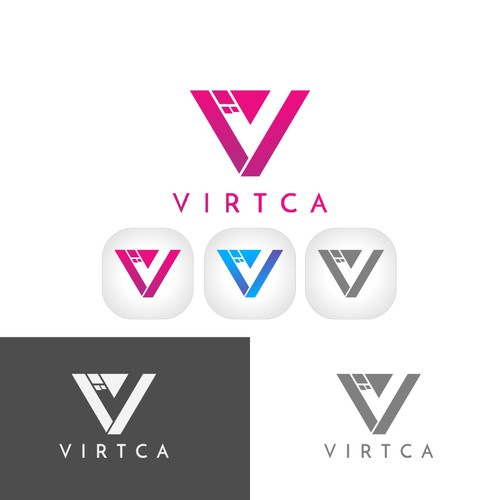Logo for VIRTCA IT company