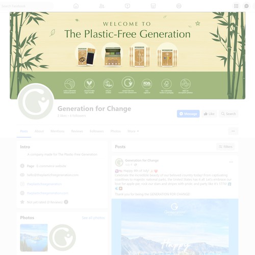 Showcase enviromental-friendly products