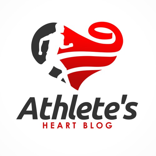 Design a logo for the Athlete's Heart Blog.  Be creative!  Flexible about design.