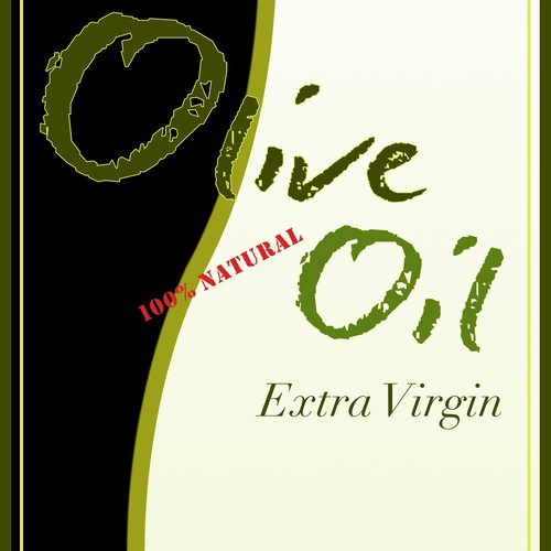 bold logo concept for italian olive oil