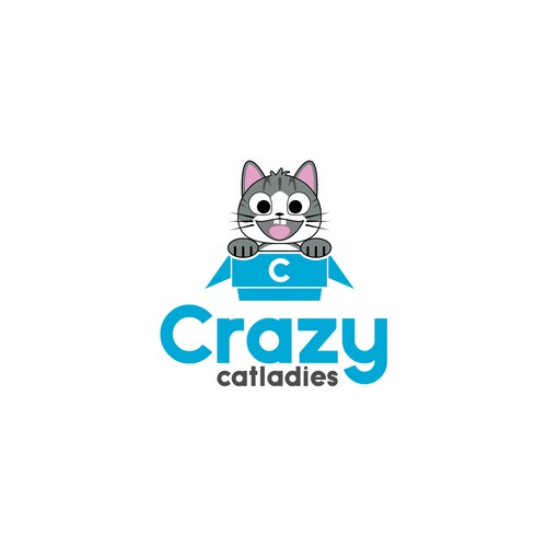 Design a logo for webshop for crazy catladies