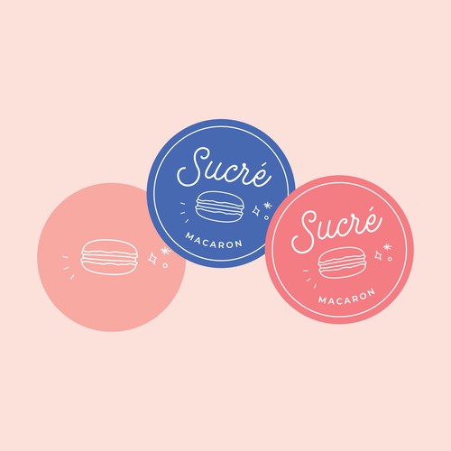 Macaron Cafe Branding: Logo Design