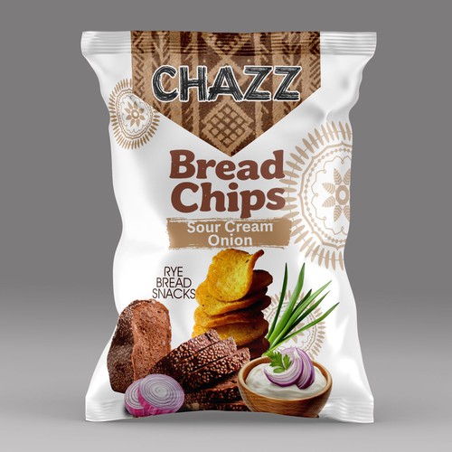 Bread Chips Packaging for Chazz Chips
