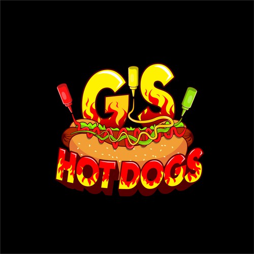 G'S Hot Dogs Logo Design